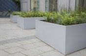 Zintec Steel Polyester Powder Coated planters