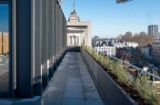 metal planters for roof terrace