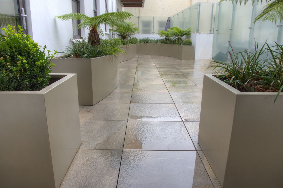 Polyester Powder Coated Planters