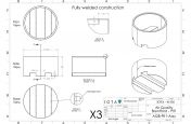 CAD design for planter movable via forklift