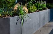 Metalite Zinc Age finished planters