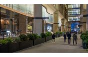 High-spec planters at Bloomberg arcade
