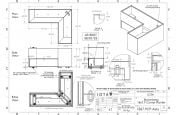 Custom movable corner planter CAD