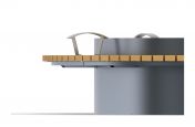 Digital model for planter seating