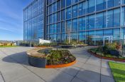 Corporate HQ rooftop garden