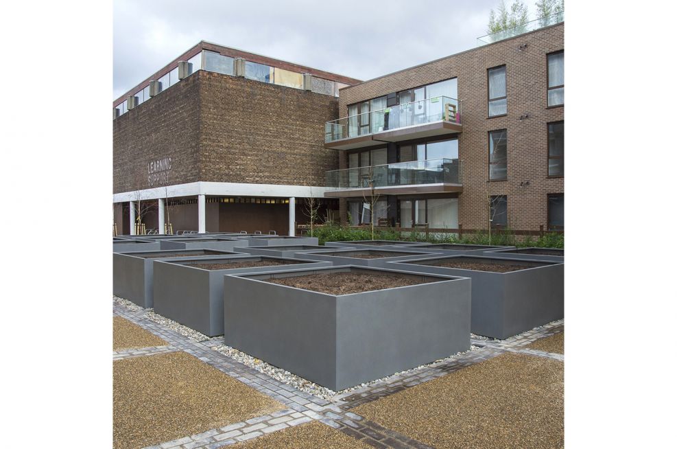 Planters With an Aluminium Powder Coat