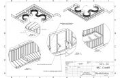 Sectional Iroko Timber Bench Design