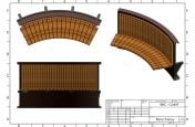 Bespoke Curved Timber Bench Design