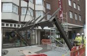 Hotel Custom Metalwork Entranceway Installation