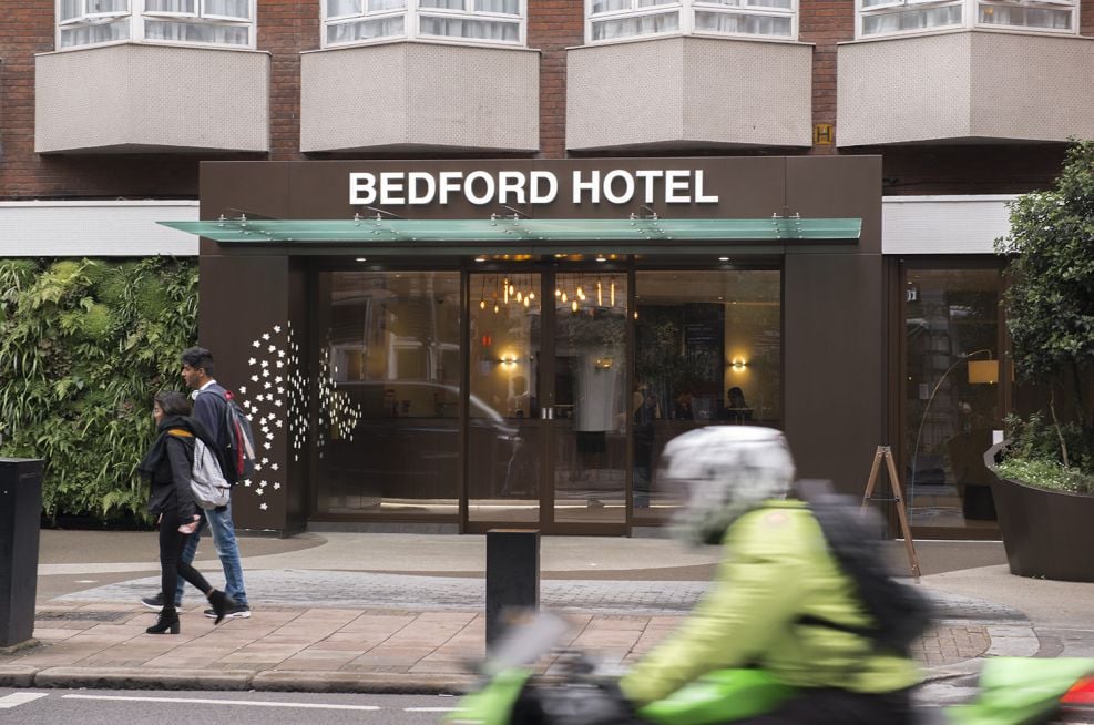Bedford Hotel Glass Canopy Installation