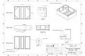 Movable planter CAD design