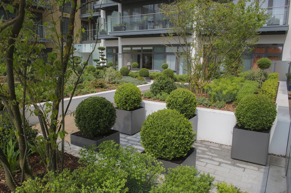 Fibre Reinforced Cement Boulevard Planters