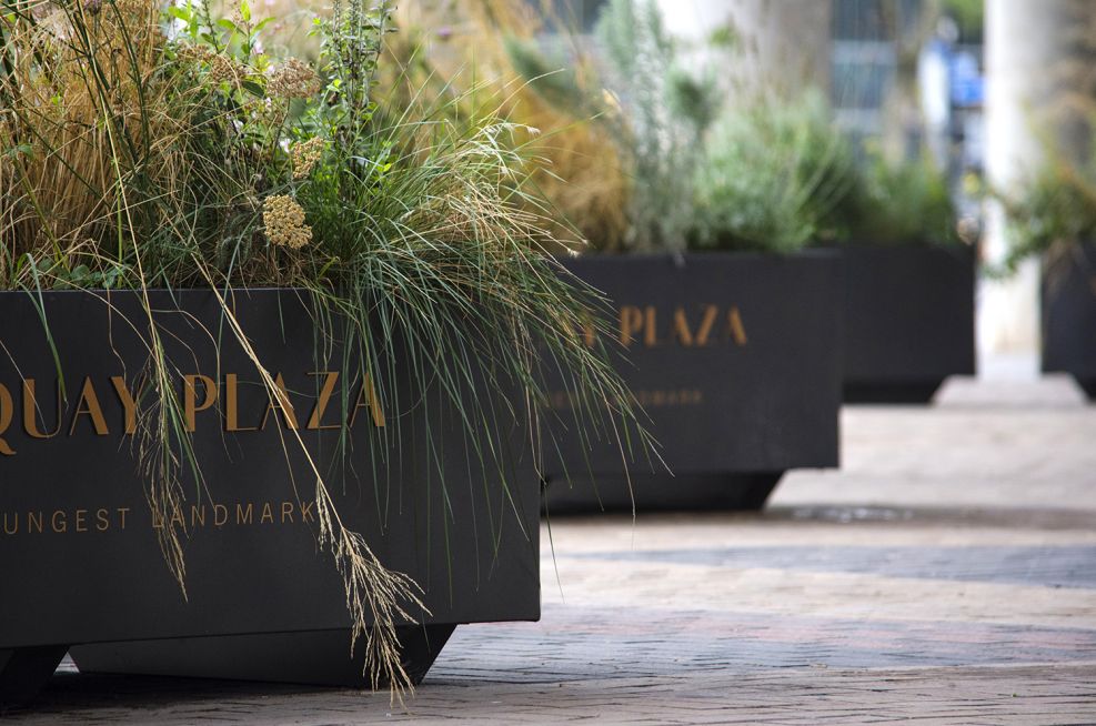 Bepoke Powder Coated Weatherproof Planters