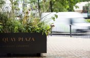 South Quay Plaza Steel Planters