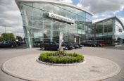 Birmingham Audi Mirrored Garden Sculpture