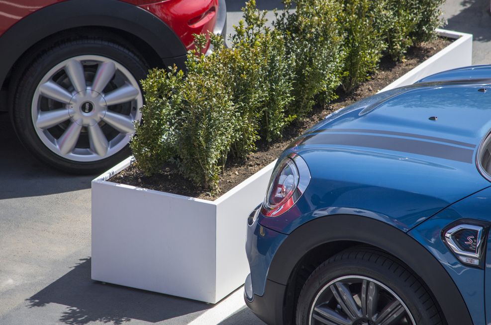 Outdoor Planters Made From Stainless Steel with Powder Coating