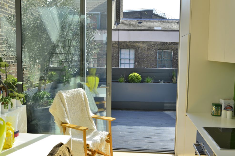 Roof Terrace Trough Planters