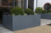 Large Trough Planters Made From Stainless Steel