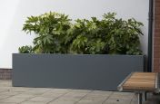 Stainless Steel Polyester Powder Coated Large Planters