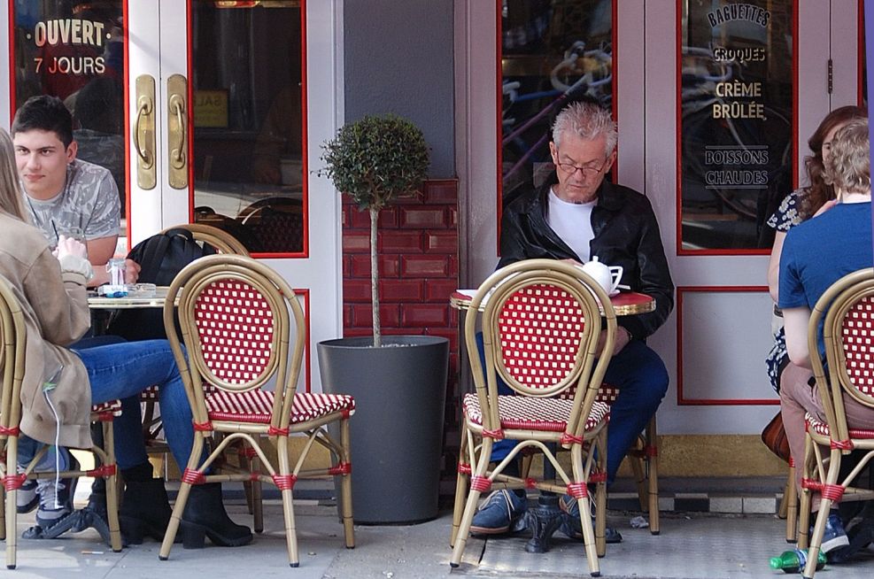 ALTO planters in café Rouge, Hampstead High Street, London