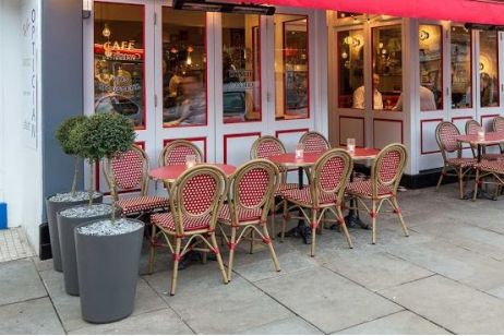 Boulevard Planters at Cafe Rouge