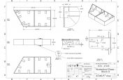 Technical drawings for bespoke rectangular planters