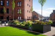 Large multi-level planters for gardens