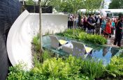 IOTA Spotneck Table And Chair At The Chelsea Flower Show