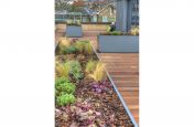 75 Linear Metres Of Stainless Steel Planters Supplied By IOTA