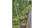 L Shaped continuous Stainless Steel Planter