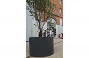 Bespoke aluminium street planters