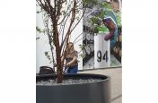 Polyester powder coated aluminium planters