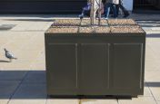 Pressed 4 Panel Planters In Cheltenham High Street