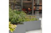 Steel planters for universities