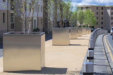 Steel Tree Planters For Clackmannashire Council