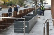 Foreground Planters Made From Granite