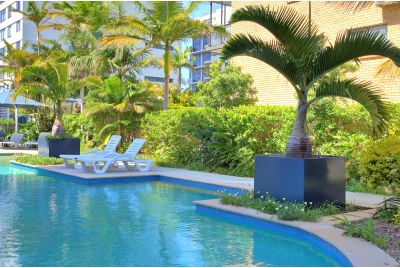 Cube Planters At Deepwater Point Apartments, Queensland