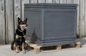 Lead Planters With  4nr. Steel Eye Bolts