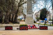 Bennethorpe War Memorial artwork planters