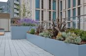 Sectional rectangular planters