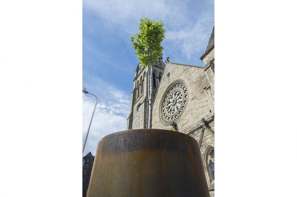 Corten Steel Planters in Edinburgh