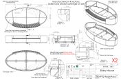 Integrated planter bench CAD design