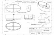 Sectional oval planter design