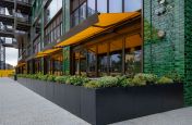 Bespoke Steel Restaurant Planters