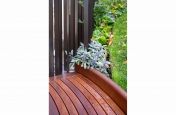 Treated garden bench seating