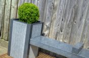 Large Granite Stratos Planters And Bench