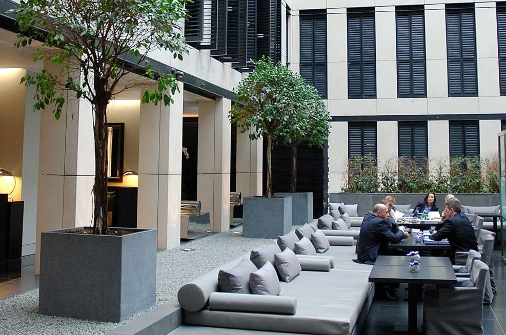 Granite Planters In Various Shapes And Sizes A The Grosvenor House Apartments, London