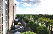 Granite Planters With Buxus Topiary