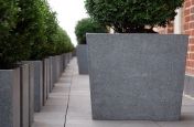 Granite Stone Planters With A Honed Finish