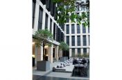Large Granite Cube Planters In The Central Courtyard Space